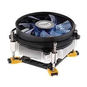 CPU Cooler 12cm Cooler with Cooled Fan for LGA 775/1150/1151/1155/1156 Blue