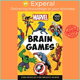 Sách - Marvel Brain Games : Fun puzzles for bright min by Marvel Entertainment International Ltd (UK edition, paperback)