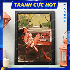 Mua Tranh Tô Màu Theo Số - Tranh Bình Yên Giản Đơn - MS423