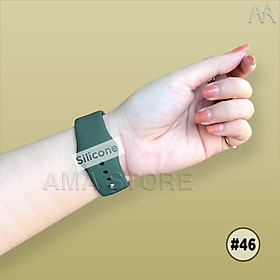 Mua Dây đeo thay thế cho Đồng hồ Thông minh Silicone Khóa Active Double cho Smart Watch App Watch  TK Watch  S16 Watch Size 38mm/40mm/41mm Hàng nhập khẩu