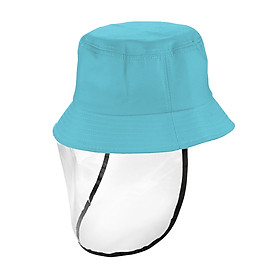 Kids Hat with Transparent Anti-dust Cover Hats Anti Sun Dustproof Outdoor Hats for Children Boys Girls Toddlers Baby