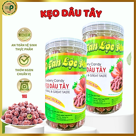 KẸO DÂU TÂY TÂN LỘC PHÁT COMBO 1KG - MỖI HŨ 500G