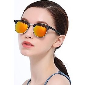 Kính mát thời trang nữ mặt tròn siêu sang chảnh 122-Nữ