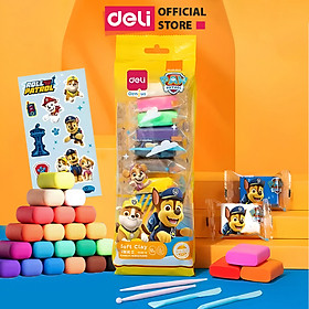 Bộ Đất Nặn Tự Khô Soft Clay Đội Chó Cứu Hộ Deli - Kèm Bộ Dụng Cụ 12/24/36 Màu An Toàn Cho Trẻ Từ 3 Tuổi Đồ Chơi Sáng Tạo