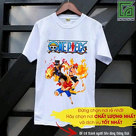 SIÊU RẺ - áo thun 3 anh e lufyy sabo ace in tại shop / có size tre em