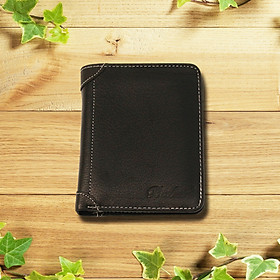 Ví nam H04 100% da bò thật bền đẹp + hộp sang trọng