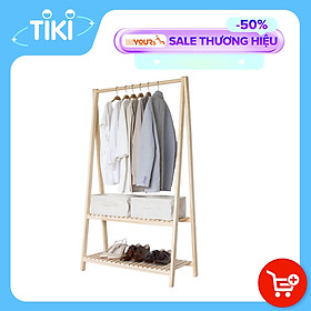 Giá Treo Quần Áo Gỗ BEYOURs - Kệ Gỗ Cây Sào Treo Quần Áo A Hanger 2FM Lắp Ráp Dễ Dàng - Nội Thất Phòng Ngủ - Gỗ Tự Nhiên