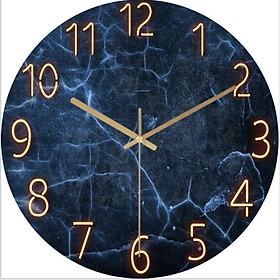 Mua Đồng Hồ Treo Tường Vân Đá Sang Trọng Luxury Clock Peal