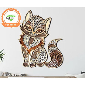 Mua Tranh gỗ Linh thú phong thủy nhiều lớp 7