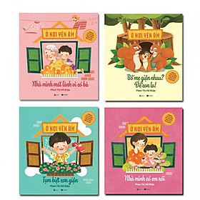 Combo Ở Nơi Yên Ấm - 4 Cuốn (Tập 2) Tặng truyện song ngữ bìa mềm hai nàng công chúa
