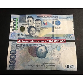 Mua Tiền Philippine mệnh giá lớn nhất 1000 Pesos sưu tầm  tiền mới 85%