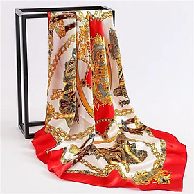 KHĂN CHOÀNG CỔ LỤA VUÔNG QUẤN ÁO SIZE 90x90cm - Maben