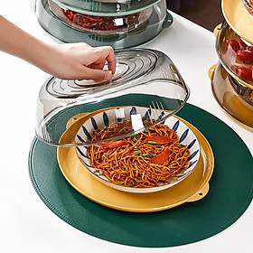 BPA Free Plastic Splash Guard Cooker Lid Dust-Proof for Party Home Food