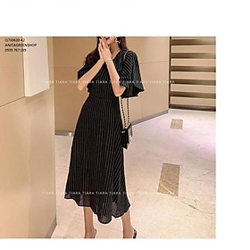 Q730620 ĐẦM SỌC XÒE TAY LOE