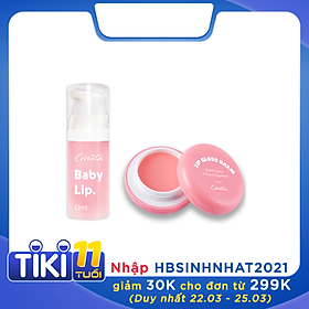 Bộ đôi Khử thâm Làm hồng Dưỡng môi Cenota cho môi Hồng Căng mướt Mềm mịn