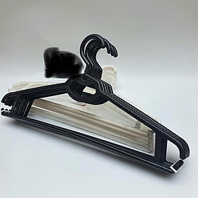 Mua Móc nhựa đen cổ xoay 41cm ( 10 móc )