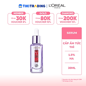 Serum dưỡng cấp ẩm tức thì, giúp làm giảm nếp nhăn & căng mướt da L'Oreal Paris Revitalift 1.5% Hyaluronic Acid 30ml