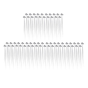 60Pcs LED Lights Hair Barrettes Hairpin Light Up Hair Braid Favor Supplies