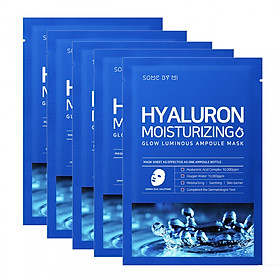 Combo 5 Mặt Nạ Giấy Bổ Sung Dưỡng Chất Dưỡng Ẩm, Cấp Nước Some By Mi Hyaluron Moisturizing Mask Sheet 25ml x5