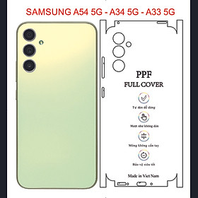 Mua Miếng Dán dẻo PPF lưng full viền dành cho SAMSUNG A54 5G - A34 5G - A33 5Gbảo vệ máy chống trầy xước