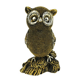 Owl Statue Ornaments Sculpture Animal Figurine for Living Room Birds Friend A