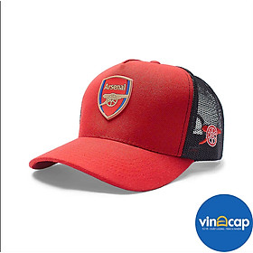 Nón Arsenal, Mũ lưỡi trai Trucker Arsenal Logo Nhựa cao cấp form (Ảnh thật)