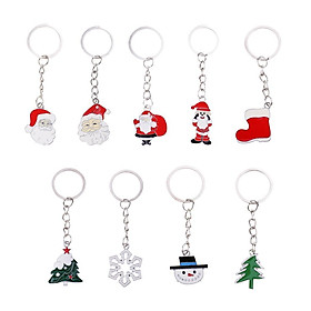DIY Christmas Tree/Home/Door Decoration Pendnats Key Ring Key Chain Gifts