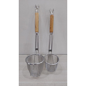 Mua Vợt trụng hủ tiếu  trụng mỳ inox loại dày cán dài