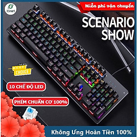 Mua Bàn Phím Cơ Máy Tính Chơi Game XSmart H650 Có 10 Chế Độ Led RGB Khác Nhau Chiến Mọi Tựa Game Trên PC Như Pubg  LOL - Hàng Chính Hãng