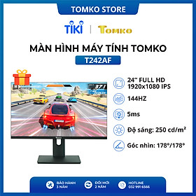 Màn hình máy tính 24 inch FHD T242AF Tần số quét 144HZ Tấm nền IPS - siêu rẻ siêu chất lượng - Hàng chính hãng