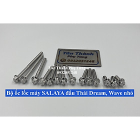 Bộ ốc lốc máy SALAYA đầu Thái dành cho Dream, Wave nhỏ