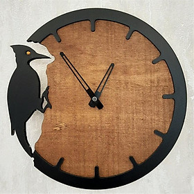 Mua 10 Mẫu Đồng hồ gỗ treo tường kim trôi  Đồng hồ gỗ trang trí thiết kế theo yêu cầu (Tặng Kèm Pin