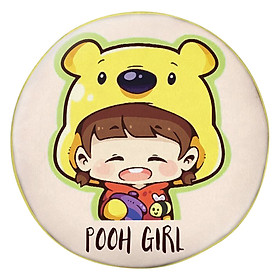 Gối tròn Cô bé gấu Pooh - GOCP163