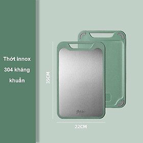 Thớt inox 304 BEIHE cao cấp, chống ẩm mốc, không han gỉ, kháng khuẩn, giữ vệ sinh thực phẩm, tiện dụng cho mọi nhà-K1781