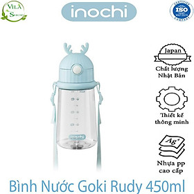 Bình Đựng Nước Cho Bé, Bình Nước Goki Rudy 450ml, Bình Nước Cao Cấp Chính Hãng Inochi Đạt Tiêu Chuẩn Xuất Nhật