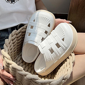 Mua Sẵn be Dép Sục Rọ Đế Bánh Mì Êm Chân Style Nhật Bản G151