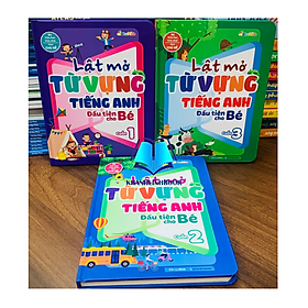 Sách – Combo 3 cuốn lật mở từ vựng tiếng anh đầu tiên cho bé (MG)