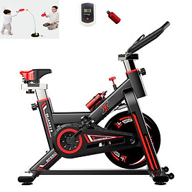 Xe đạp thể dục thể thao - xe đạp tập thể dục thể thao tại nhà X-SPEED tặng bóng bàn luyện phản xạ cao cấp + đồng hồ đo chỉ số + bình nước thể thao
