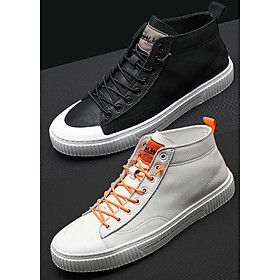 Giày Sneaker, giày thể thao big size cỡ lớn cho nam cao to làm bằng da bò cao cấp - SK078