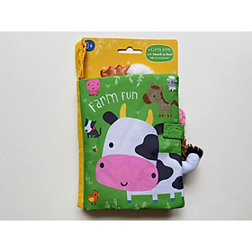 Farm Fun Cloth Book - Sách Vải Chủ Đề Về Nông Trại Vui Vẻ