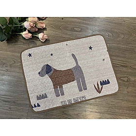 Mua Thảm chùi chân - YOU ARE AWESOME - viền nâu - TCC51601