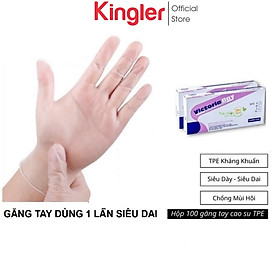 Mua Hộp 100 Găng Tay Mỏng  Găng Tay Victoria Kháng Khuẩn  Bảo Vệ Tay  Siêu Dai  Nấu Ăn  Làm Bếp  Vệ Sinh. Kingler 5858