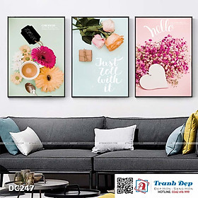 Mua Bộ 3 tranh canvas treo tường Decor Tranh quotes ngọt ngào - DC247