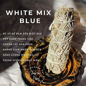 White Mix Blue Sage - Xô Thơm Thanh Lọc Bản Thân Và Nhà Cửa l Chakra Heal