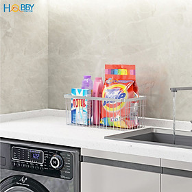Rổ đựng đồ nhà bếp Inox 304 Hobby Home Decor KR1 không rỉ sét - 2 size tùy chọn - Size Lớn