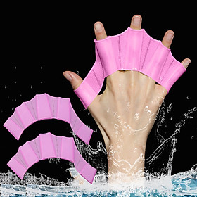 Swimming Hand Fins Webbed Swimming Gloves for Diving Swimming Water Exercise