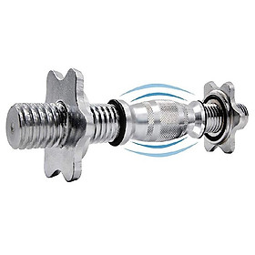 Đòn tập tạ ngắn tay bầu 38cm xi mạ inox Reefit