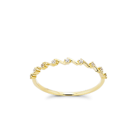 Nhẫn Nữ Vàng Tây 14k NLF425 Huy Thanh Jewelry - Size 9