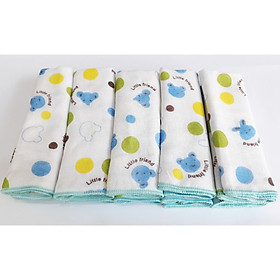 BỘ 10 KHĂN SỮA IN HÌNH 2L 32X32