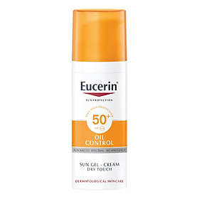 Gel Chống Nắng Cho Da Nhờn Mụn Eucerin Sun Gel-Cream Dry Touch Oil Control SPF50+ (50ml)